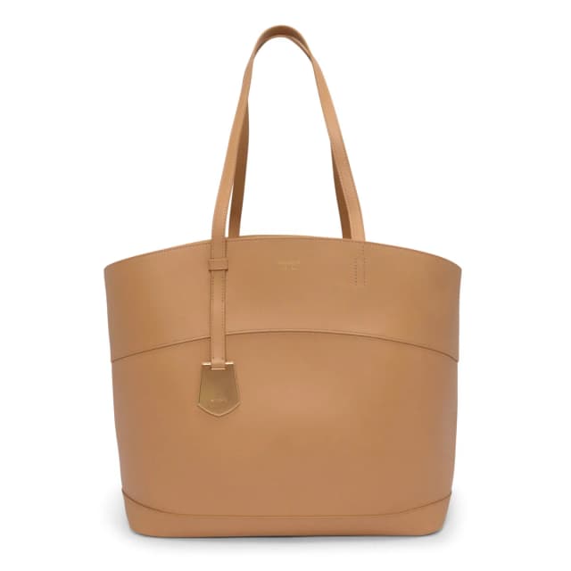 Ferragamo Smooth Calfskin Charming XL Tote in Light Camel Calfskin from Blue Spinach, photo 1 of 1