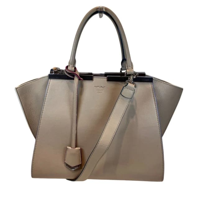 Fendi Handbag Leather Beige in Beige Leather from The Reluxe, photo 1 of 1