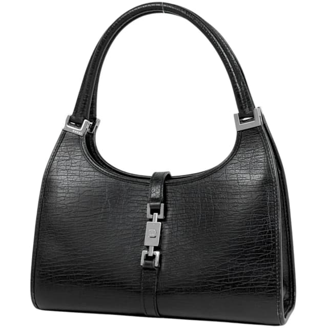 Gucci Handbag Jackie Line Leather Black in Black Leather from The Reluxe, photo 1 of 1