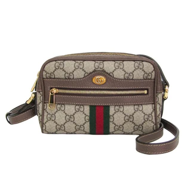 Gucci Ophidia Small Crossbody Bag 517350 Women's GG Supreme Shoulder Bag Brown,Light Beige in Brown/Light beige GG Supreme from Elady, photo 1 of 1