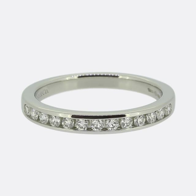 Tiffany & Co. Half-Eternity Diamond Ring from The Vintage Jeweller, photo 1 of 1