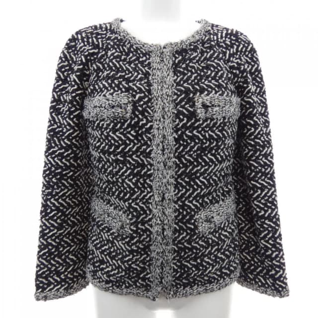 Chanel Collarless Jacket Black in Black from The Reluxe, photo 1 of 1