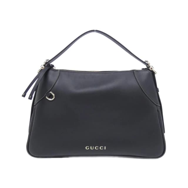 Gucci GG Emblem Shoulder Bag in Leather from The Reluxe, photo 1 of 1
