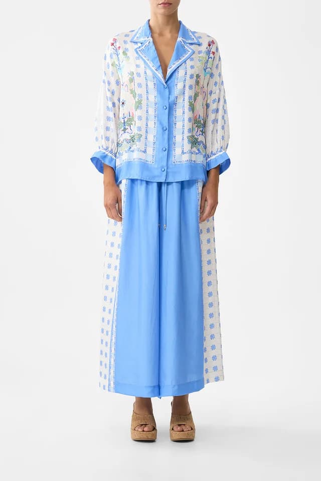 Camilla eBoutique WIDE LEG ELASTIC WAIST PANT MIDSUMMER MOSAICS, image 1 of 1 from CAMILLA