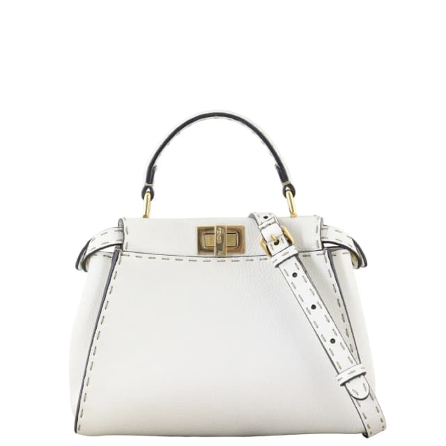 Fendi Peekaboo Selleria Mini in Caviar leather from Luxe.It.Fwd, photo 1 of 1