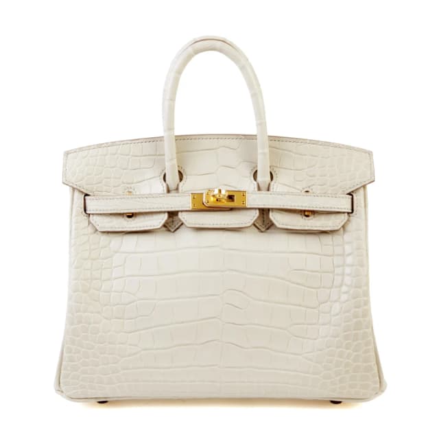 Hermès Birkin 25 Beton (8L) in Crocodile from Ginza Xiaoma, photo 1 of 1