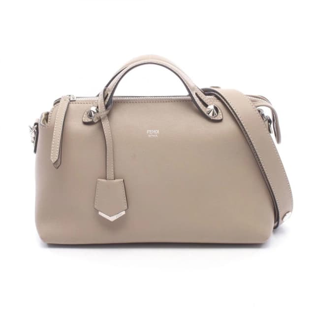 Fendi by the Way Medium 2-Way Gray Leather Handbag in Grey Leather from The Reluxe, photo 1 of 1