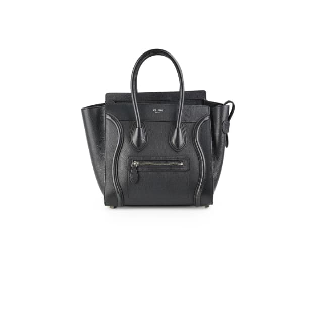 Celine Micro Luggage Black Bag in Black Leather from The Purse Affair, photo 1 of 1