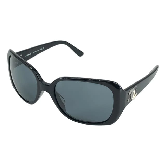 Chanel CC Logo Sunglasses Black Eyewear in Black from The Reluxe, photo 1 of 1