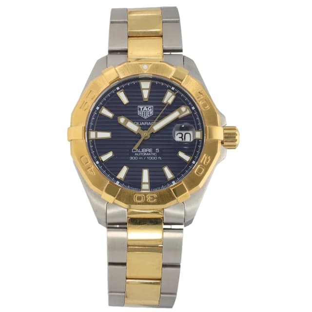 TAG Heuer Aquaracer WBD2120 41mm Bi-Colour Watch from H&T, photo 1 of 1