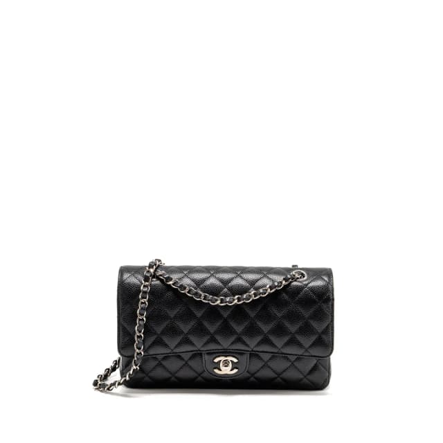 Chanel Medium Classic Double Flap Bag Caviar Black SHW in Black Caviar leather from EMIER, photo 1 of 1