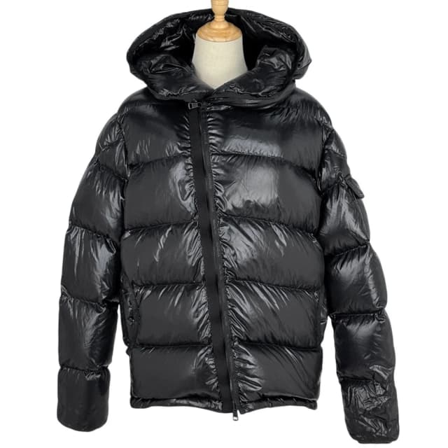 Moncler Neuvic Down Jacket Black in Black Nylon from The Reluxe, photo 1 of 1