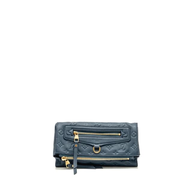 Louis Vuitton Petillante Clutch Monogram Empreinte Leather Dark Blue GHW in Blue Leather from EMIER, photo 1 of 1