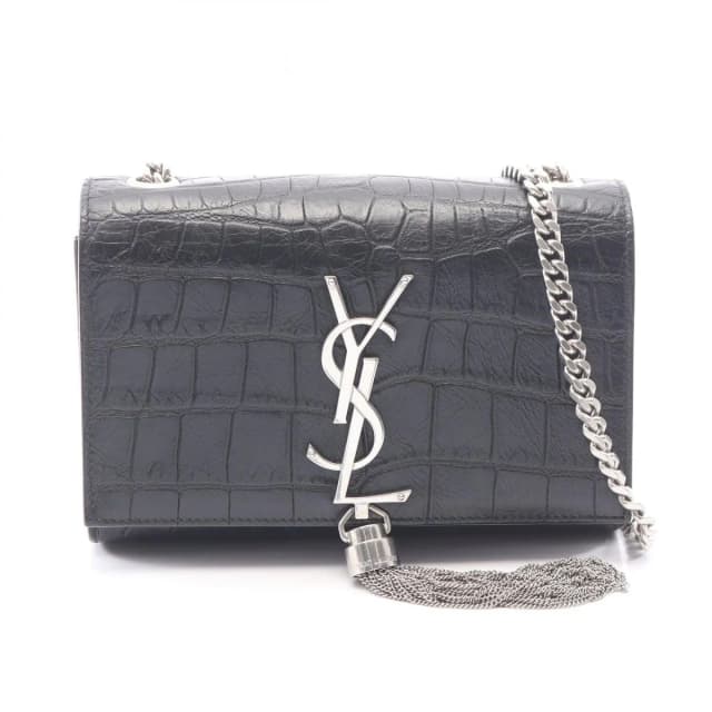 Saint Laurent Shoulder Bag Kate Monogram Croco in Leather from The Reluxe, photo 1 of 1