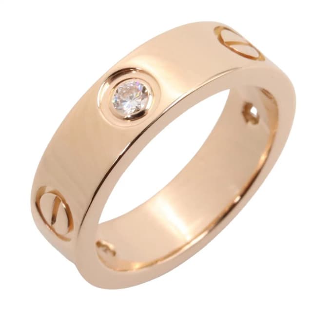 Cartier Ring Love 18k Pink Gold Diamond in Pink from The Reluxe, photo 1 of 1