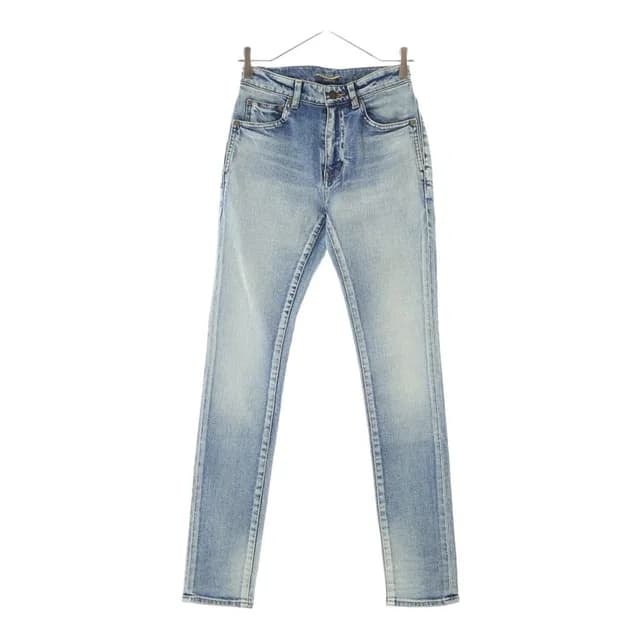 Saint Laurent Skinny Pants Indigo in Denim from The Reluxe, photo 1 of 1