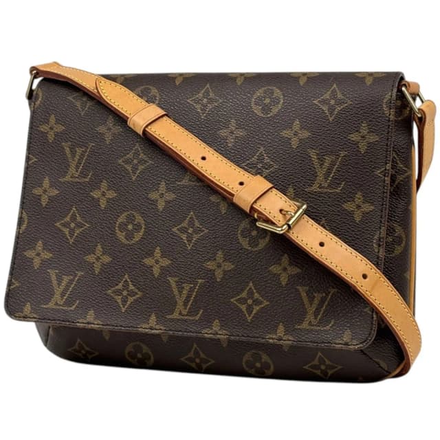 Louis Vuitton Musette Tango Shoulder Bag Short Monogram Brown in Brown from The Reluxe, photo 1 of 1