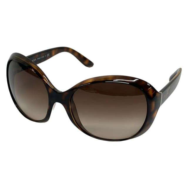 Prada Sunglasses Dark Brown Black Eyewear in Black from The Reluxe, photo 1 of 1