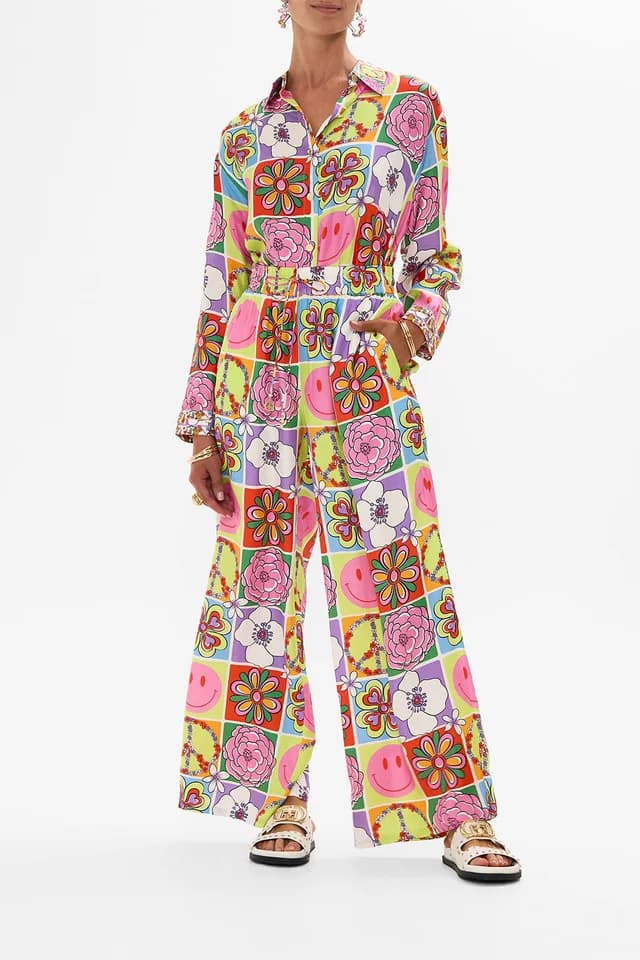 Camilla eBoutique STRAIGHT LEG PANT COSMIC PRAIRIE, image 1 of 1 from CAMILLA