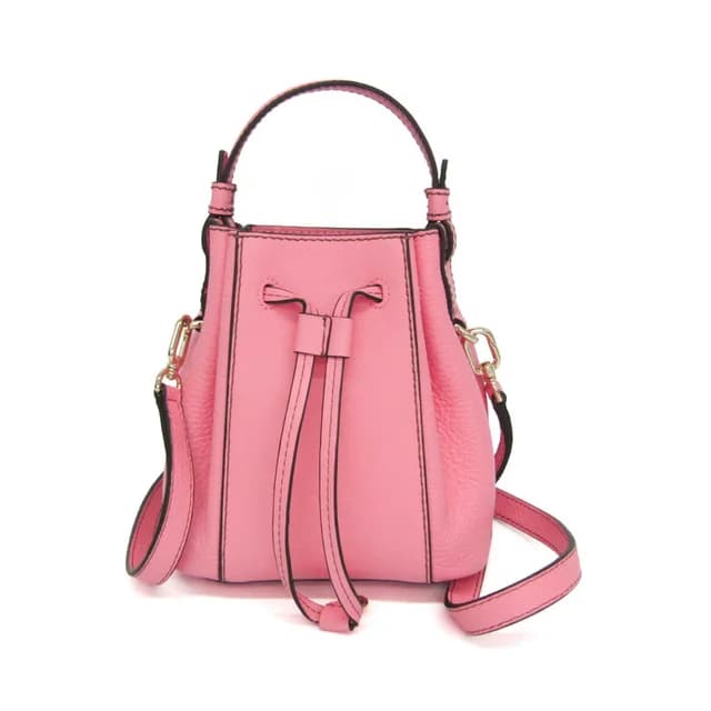 Furla MIASTELLA Mini Bucket Bag WB00592 Women's Leather Handbag,Shoulder Bag Pink in Pink Leather from Elady, photo 1 of 1