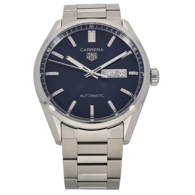 TAG Heuer Carrera WBN2012 41mm Stainless Steel Watch from H&T, photo 1 of 1