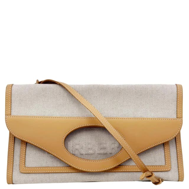 Burberry Pocket Canvas Tote Shoulder Bag Brown in Brown Canvas from Dallas Designer Handbags, photo 1 of 1