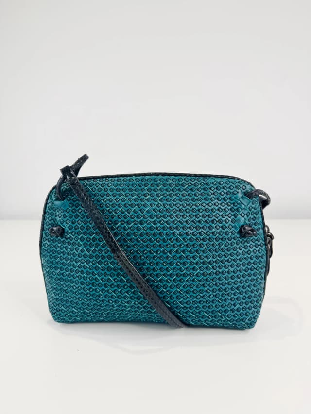 Bottega Veneta Intrecciato Leather Nodini Crossbody Bag in Woven leather from Edit Second Hand, photo 1 of 1
