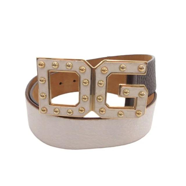 Dolce & Gabbana Belt Logo Buckle in Leather from The Reluxe, photo 1 of 1