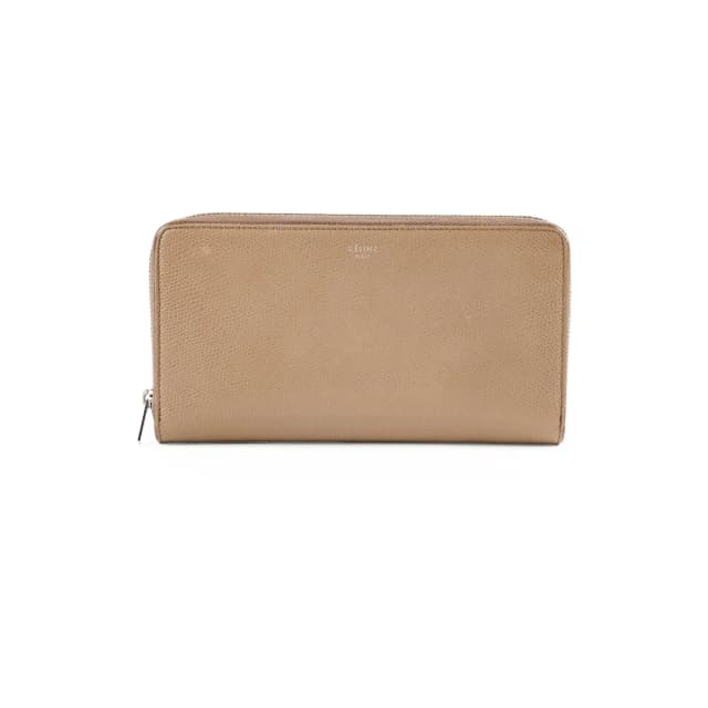 Celine Long Wallet Dark Beige in Beige Leather from The Purse Affair, photo 1 of 1