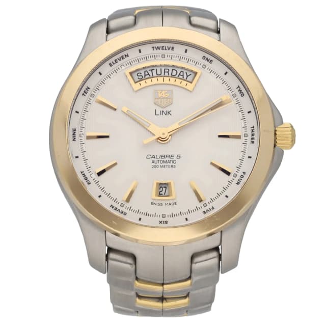 TAG Heuer Link WJF2050 42mm Bi-Colour Watch from H&T, photo 1 of 1