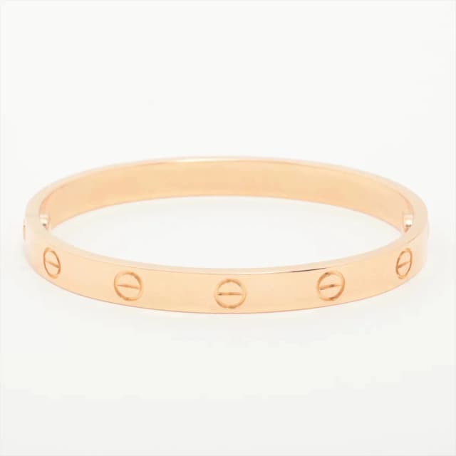 Cartier Love Classic Size 16 Pink Gold Bracelet in Pink from The Purse Affair, photo 1 of 1
