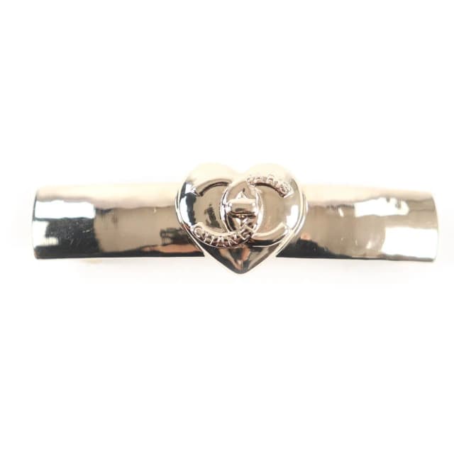 Chanel B22 B Ab9124 Coco Mark Heart Barrette Hair Accessory from The Reluxe, photo 1 of 1