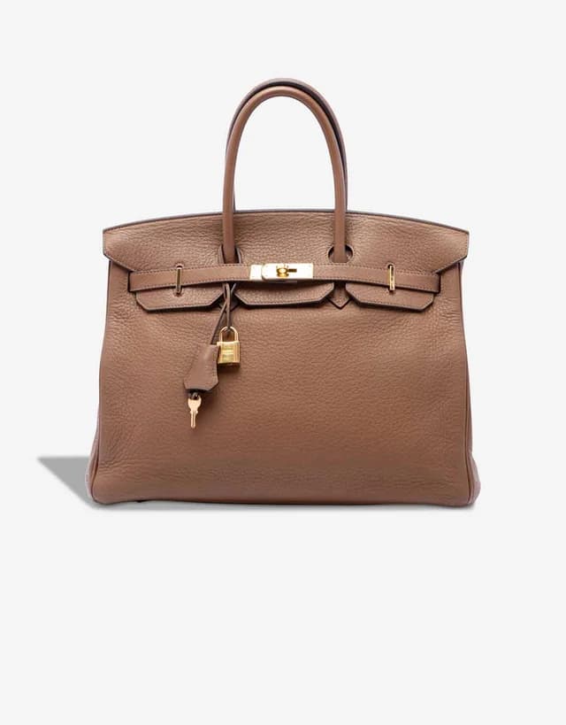 Hermès Birkin 35 Clémence Alezan in Brown Clemence leather from SACLÀB, photo 1 of 1