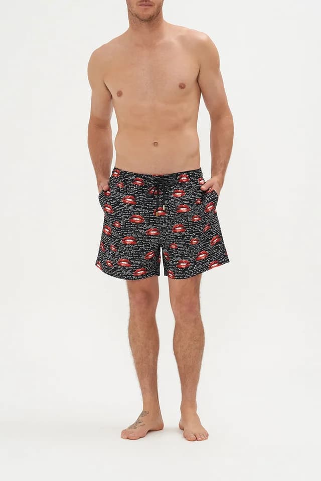 Camilla eBoutique (AU) ELASTIC WAIST BOARDSHORT CHAOS MAGIC, image 1 of 1 from CAMILLA