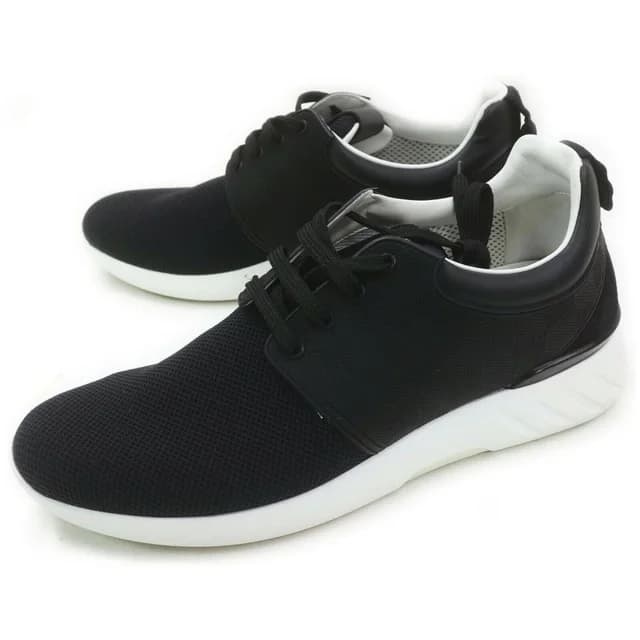 Louis Vuitton 7.5 Men's 8.5 US Black Damier Fastlane Sneakers in Black Suede from Bagriculture, photo 1 of 1
