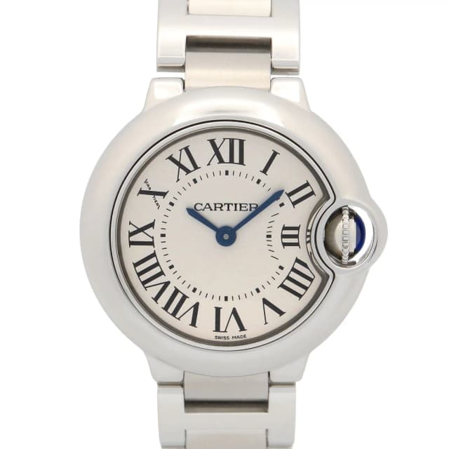 Cartier Watch Ballon Bleu SM Silver Stainless Steel in Blue from The Reluxe, photo 1 of 1