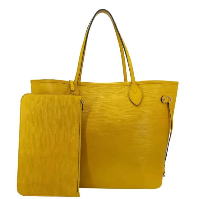 Louis Vuitton Neverfull MM Epi Leather Shoulder Bag Mustard in Yellow Leather from Dallas Designer Handbags, photo 1 of 1