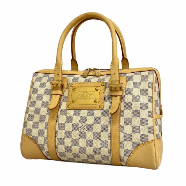Louis Vuitton Handbag Damier Azur Berkeley White in White from The Reluxe, photo 1 of 1