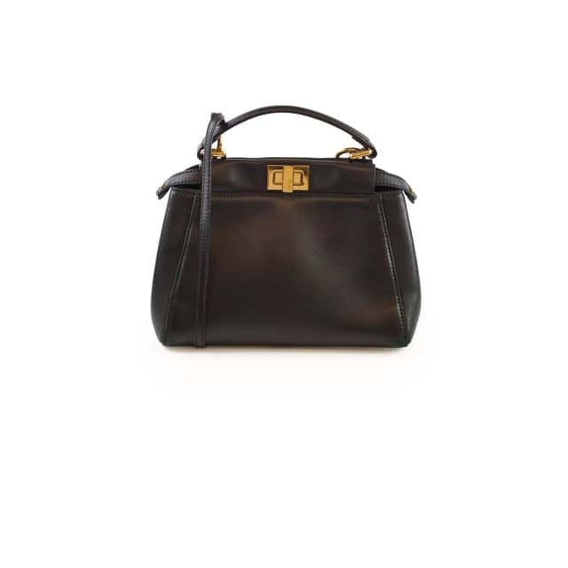 Fendi Mini Peekaboo Black in Black Leather from The Purse Affair, photo 1 of 1