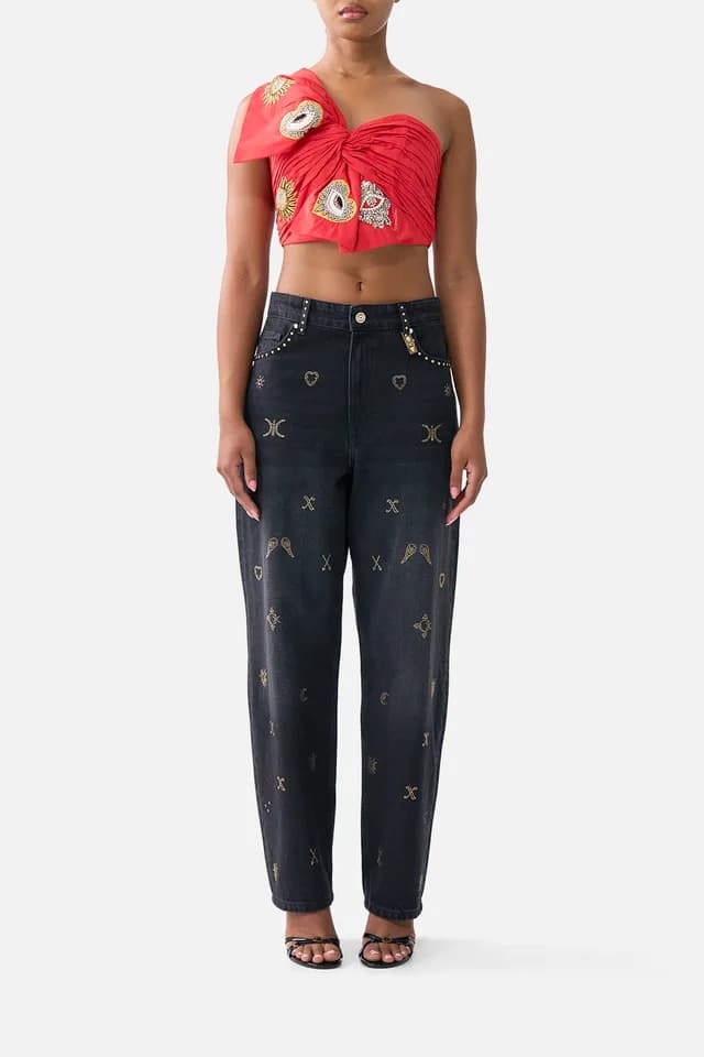 Camilla eBoutique ASYMMETRIC BOW TOP NAZAR NIRVANA, image 1 of 1 from CAMILLA