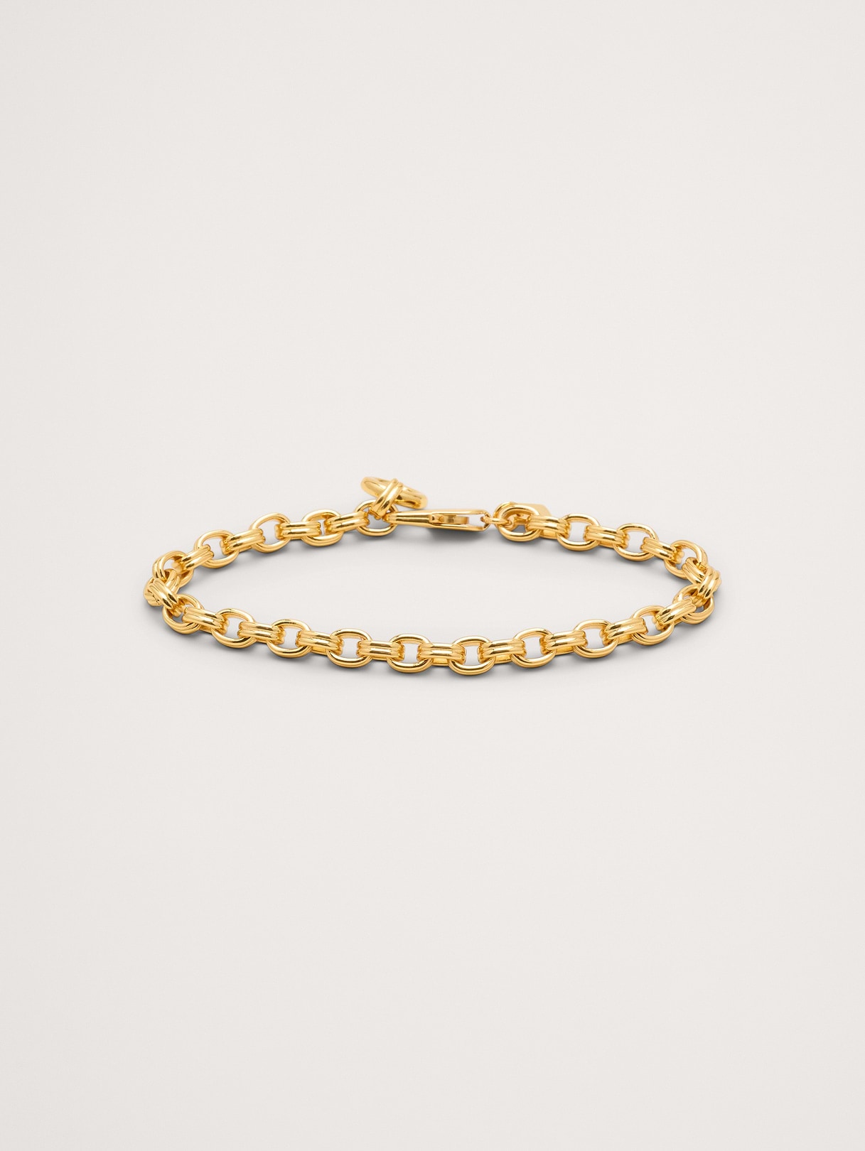 Mini Double Oval Link Chain Bracelet in Gold, image 1 of 1 from Banana Republic (US)