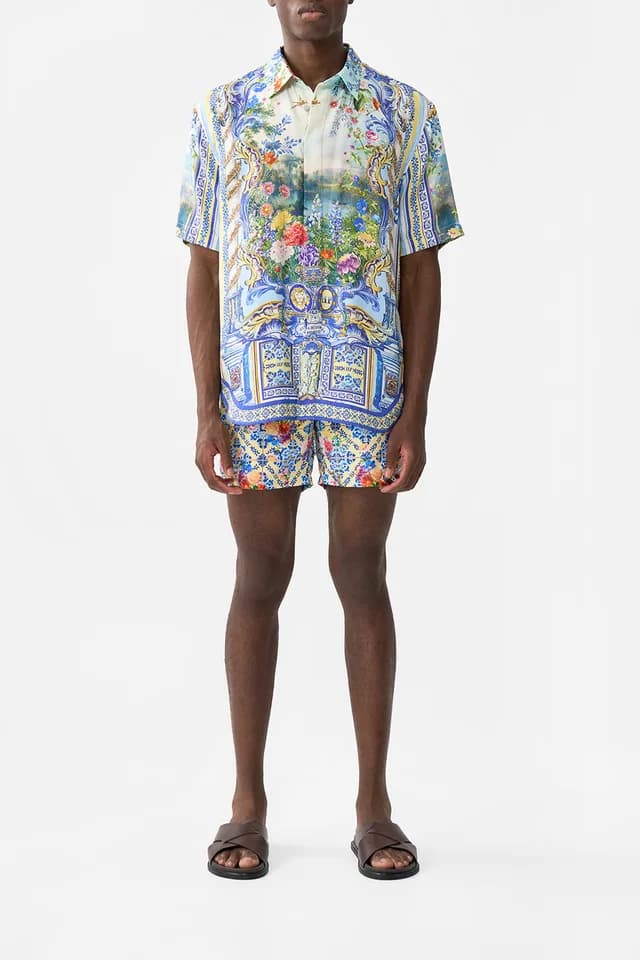 Camilla eBoutique OVERSIZED BUTTON THROUGH SHORT SLEEVE SHIRT WALL TO WALL WONDERS, image 1 of 1 from CAMILLA