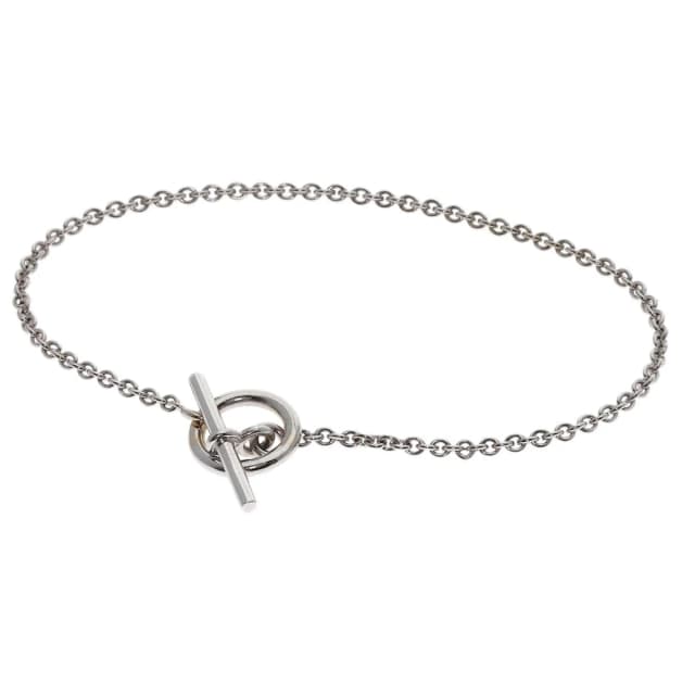 Hermès Mini Chaine D'Ancre Bracelet 18K White Gold in White from The Reluxe, photo 1 of 1