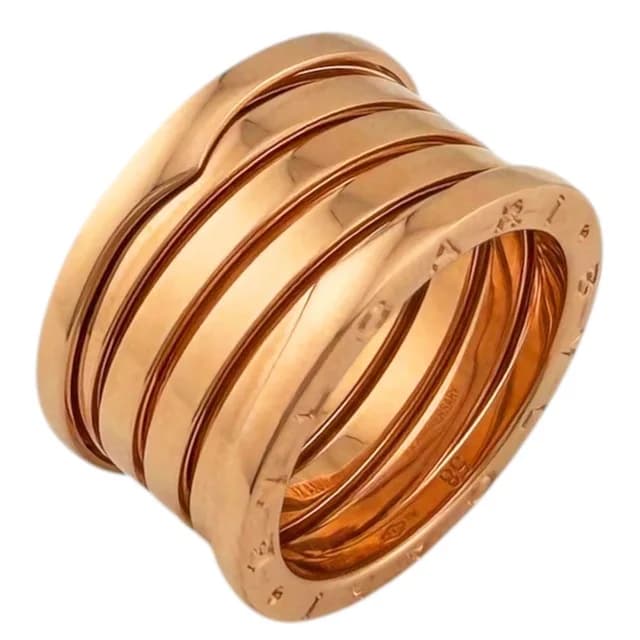 Bvlgari XX Anniversary B.zero1 Band Ring 18k Pink Gold in Pink from The Reluxe, photo 1 of 1