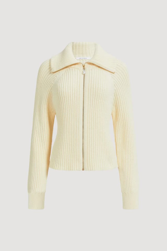 Aje Studio Sylvie Knit Jumper in IVORY, image 1 of 1 from Aje
