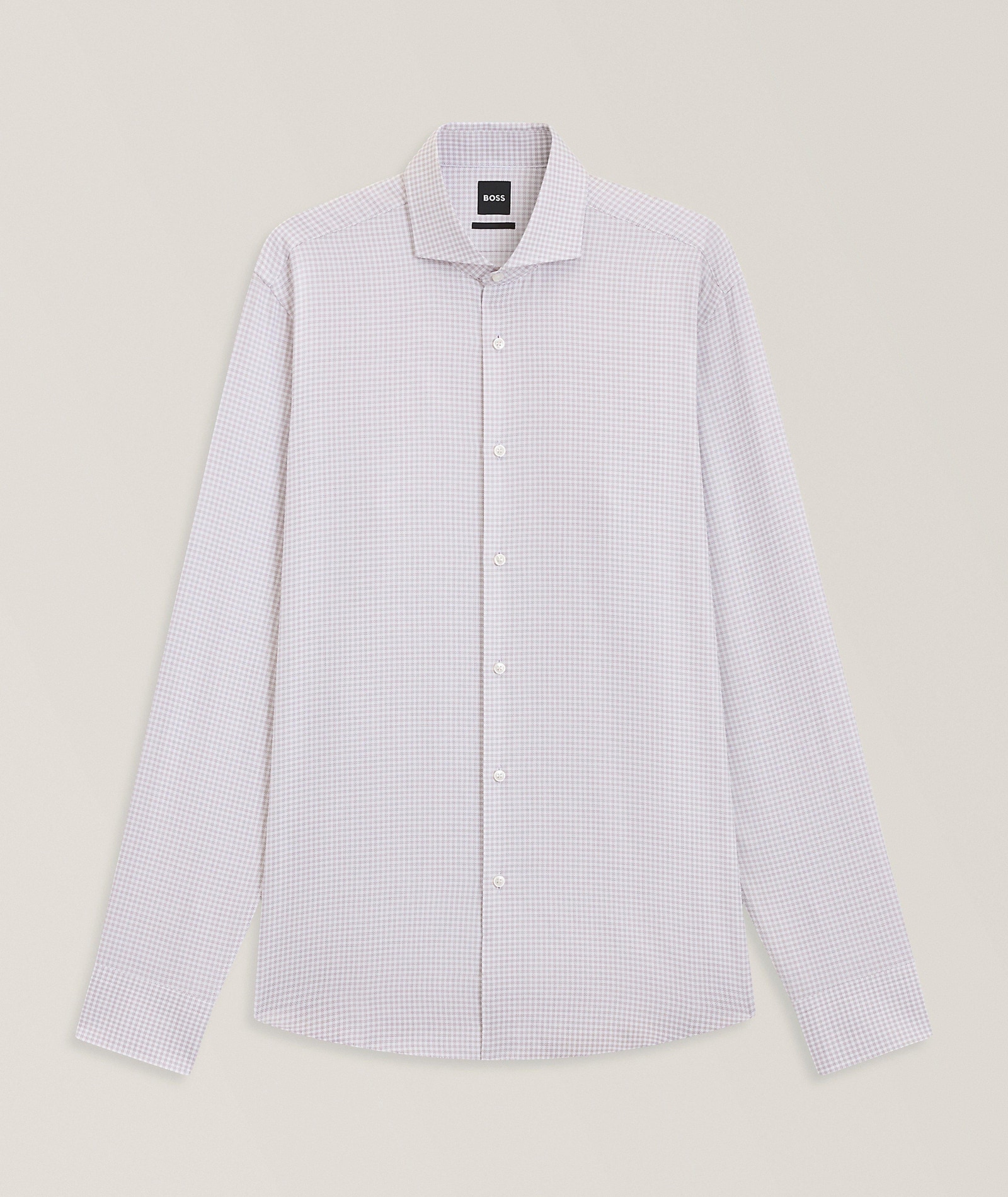 BOSS Joe Checked Cotton Twill Shirt in Green, image 1 of 1 from Harry Rosen