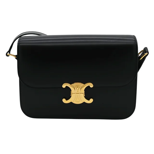 Celine Classique Triomphe Shiny Calfskin Leather Bag in Calfskin from Clotheshorse Anonymous, photo 1 of 1