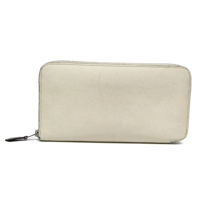 Hermès Silk'in Azap Long Women's Epsom Leather Long Wallet (bi-fold) Cream in Cream Epsom leather from Elady, photo 1 of 1