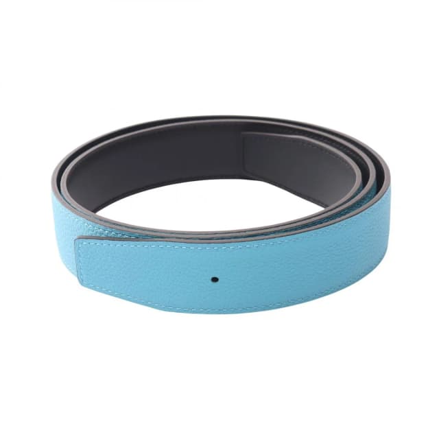 Hermès Belt Constance H Blue Jean Reversible in Blue Togo leather from The Reluxe, photo 1 of 1