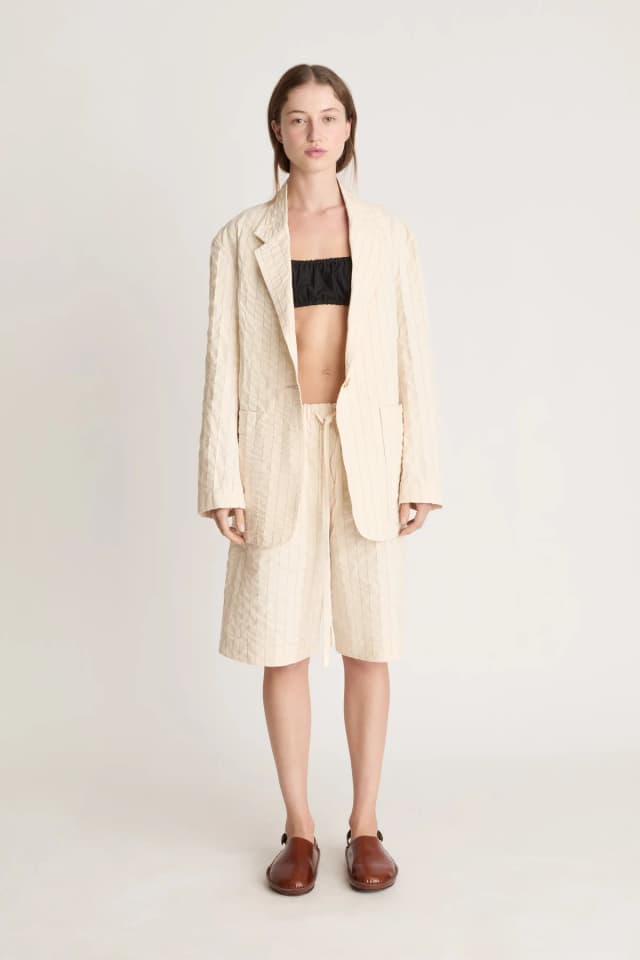 Lee Mathews Frances Blazer in Beige, image 1 of 1 from Lee Mathews